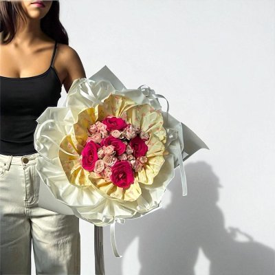 Flower Shaped Roses Bouquet